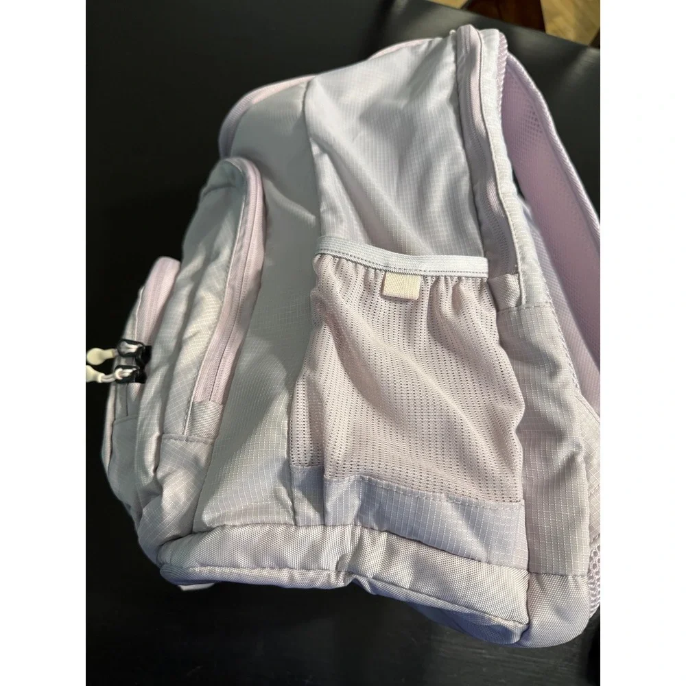 Embark Ripstop Backpack Lavender Purple Multi-Pocket School Travel Bag
